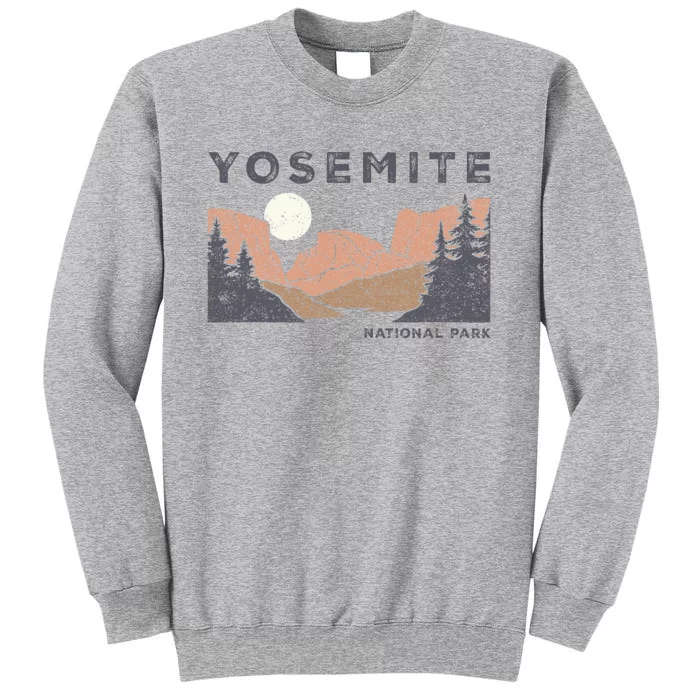 Retro Yosemite Halfdome National Park Vintage Sweatshirt