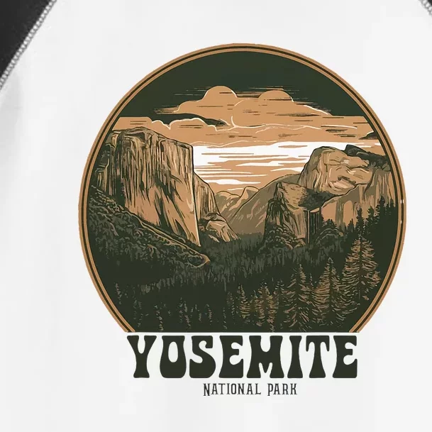 Retro Yosemite Halfdome Women National Park Toddler Fine Jersey T-Shirt