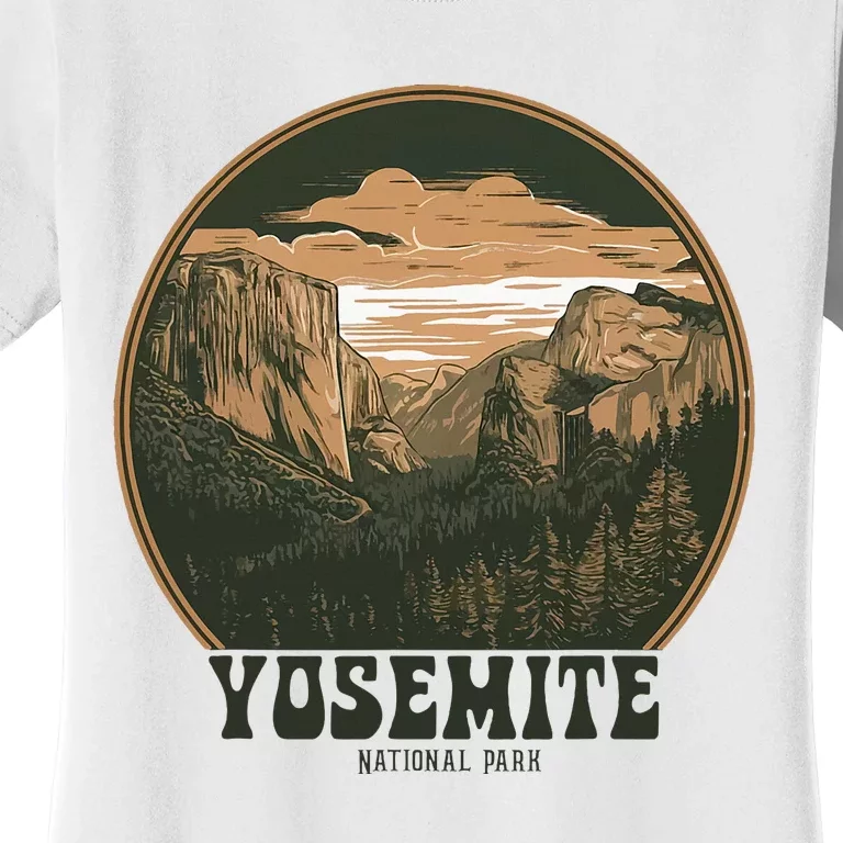 Retro Yosemite Halfdome Women National Park Women's T-Shirt