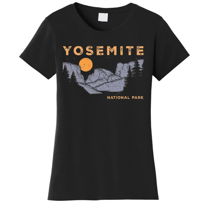 Retro Yosemite Halfdome National Park Vintage Women's T-Shirt