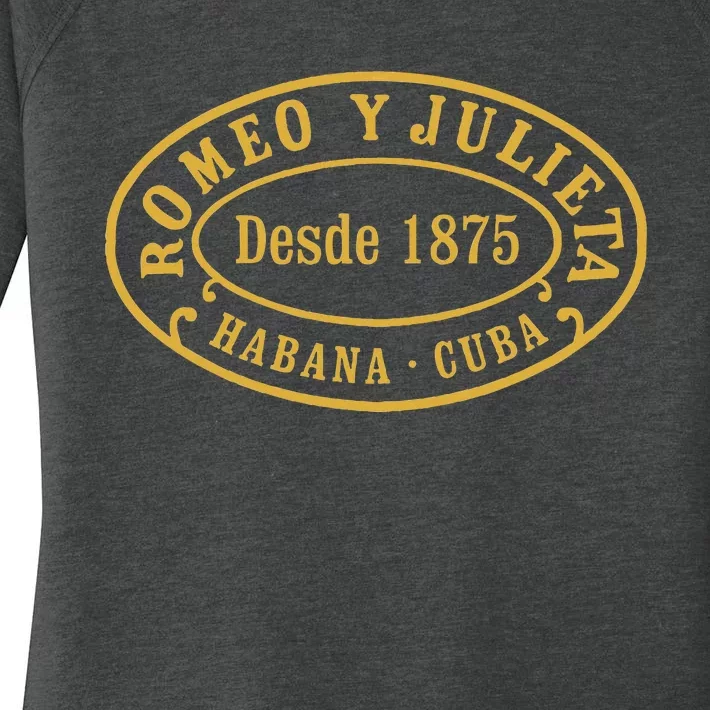 Romeo Y Julieta Fine Cuban Cigars Women's Perfect Tri Tunic Long Sleeve Shirt