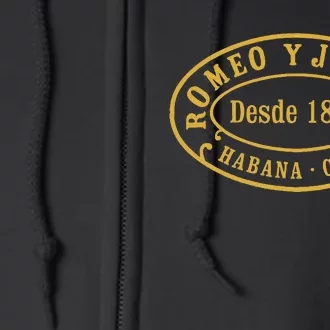 Romeo Y Julieta Fine Cuban Cigars Full Zip Hoodie