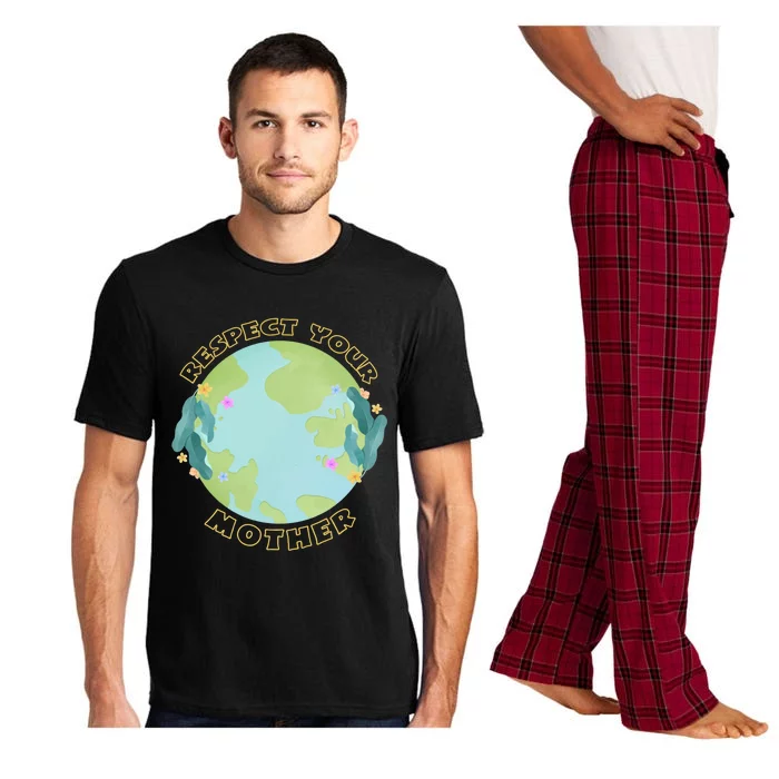 Respect Your Mother Earth Yellow Gift Pajama Set