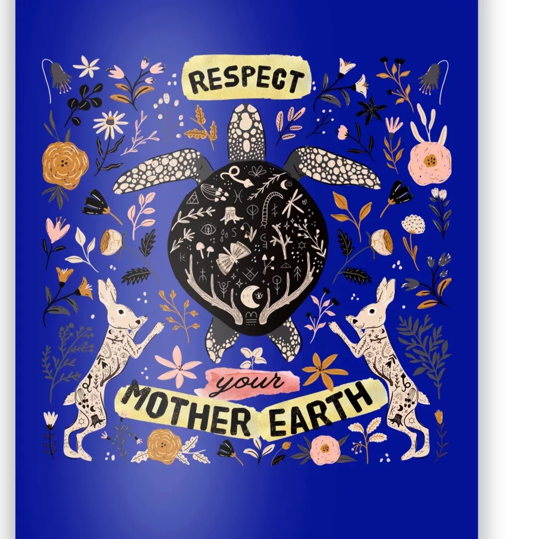 Respect Your Mother Earth Care For The Planet Earth Day Cool Gift Poster