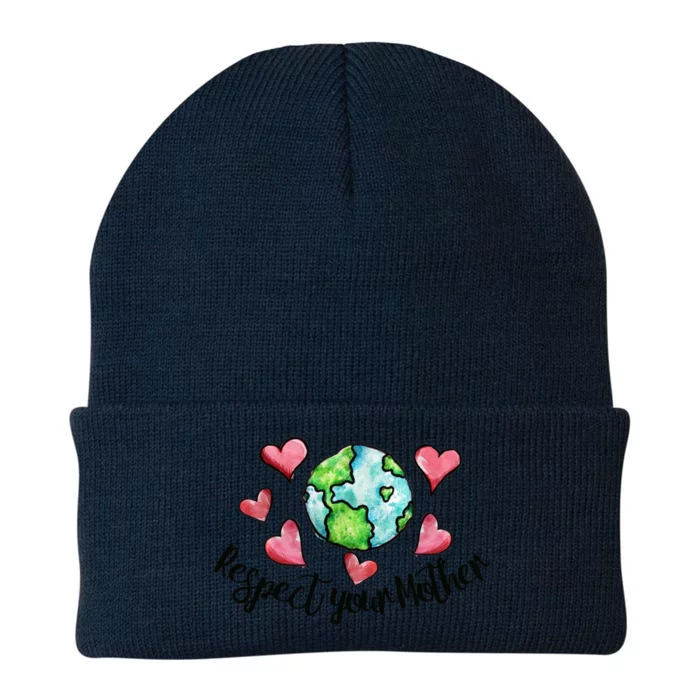 Respect Your Mother Earth Global Climate Strike Gift Knit Cap Winter Beanie