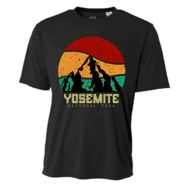 Retro Yosemite National Park Cooling Performance Crew T-Shirt