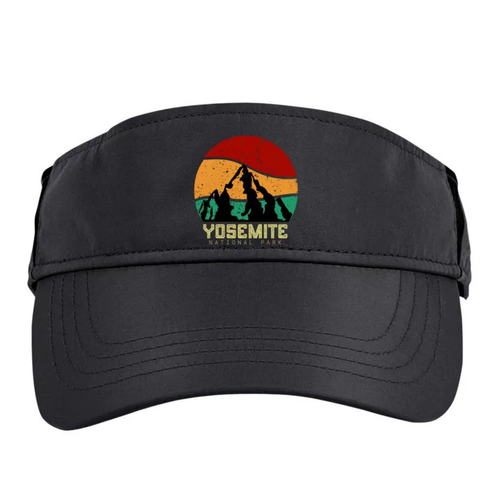 Retro Yosemite National Park Adult Drive Performance Visor