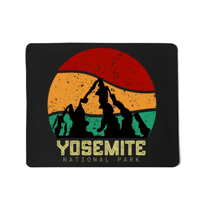 Retro Yosemite National Park Mousepad