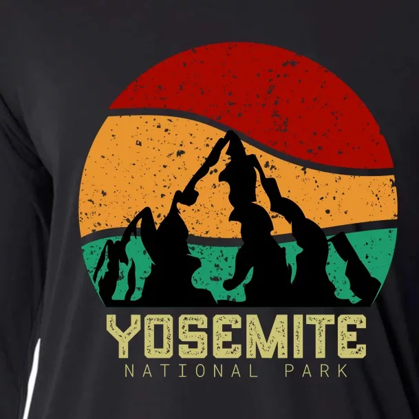 Retro Yosemite National Park Cooling Performance Long Sleeve Crew