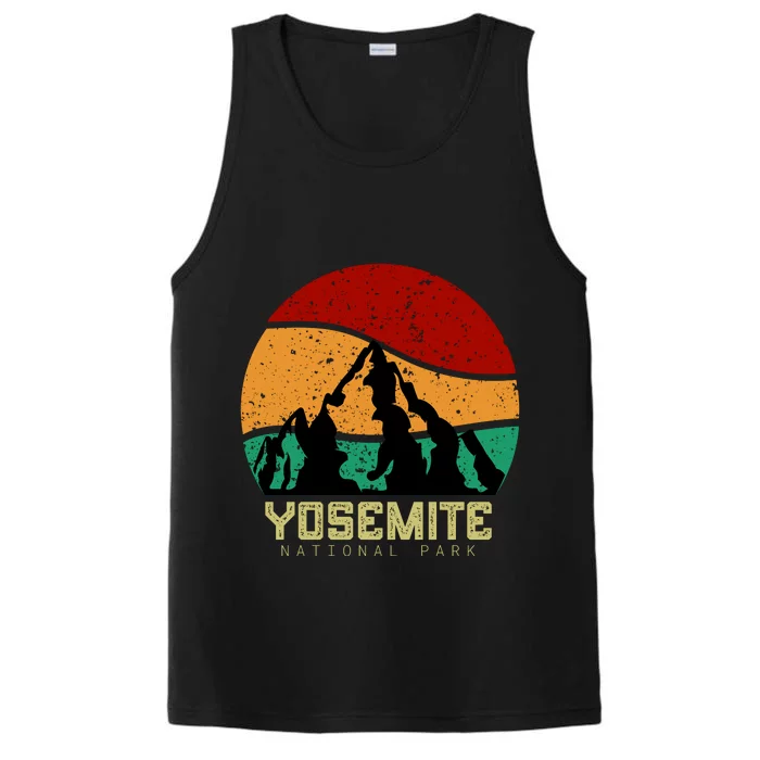 Retro Yosemite National Park Performance Tank