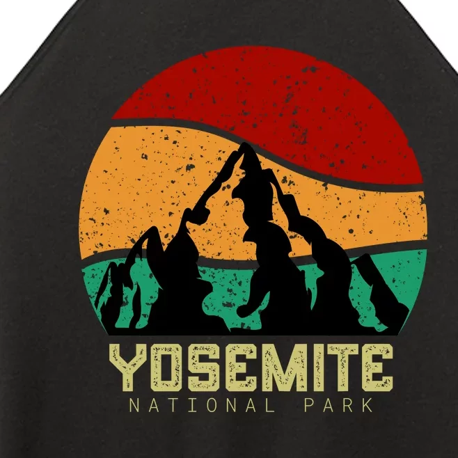 Retro Yosemite National Park Women’s Perfect Tri Rocker Tank