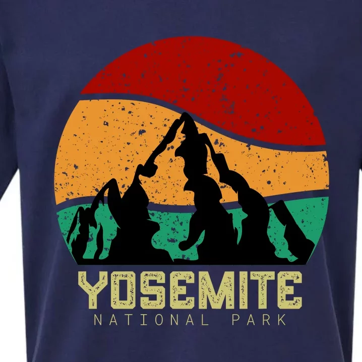 Retro Yosemite National Park Sueded Cloud Jersey T-Shirt