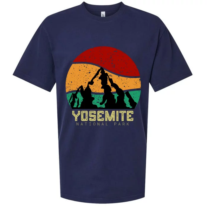 Retro Yosemite National Park Sueded Cloud Jersey T-Shirt