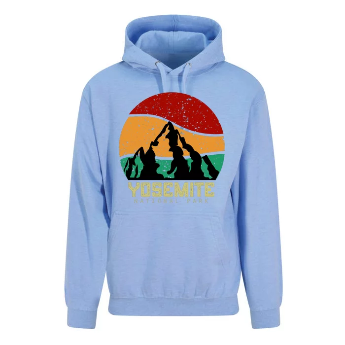 Retro Yosemite National Park Unisex Surf Hoodie