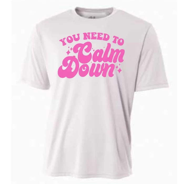 Retro You Need To Calm Down Cooling Performance Crew T-Shirt