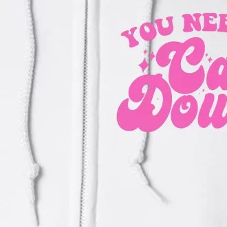 Retro You Need To Calm Down Full Zip Hoodie