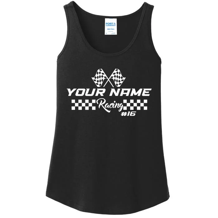 Racing Your Name Ladies Essential Tank