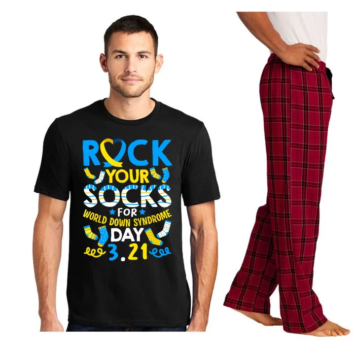 Rock Your Socks Down Syndrome Day Awareness Pajama Set