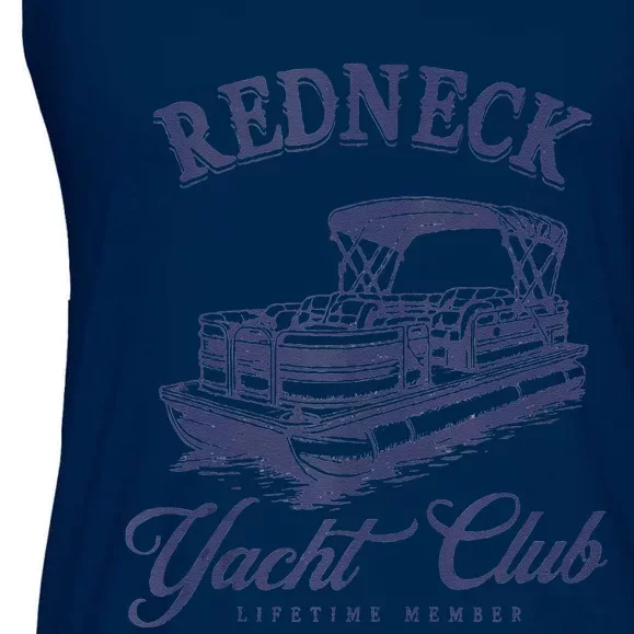 Redneck Yacht Social Club Party In Slow Motion Ladies Essential Flowy Tank