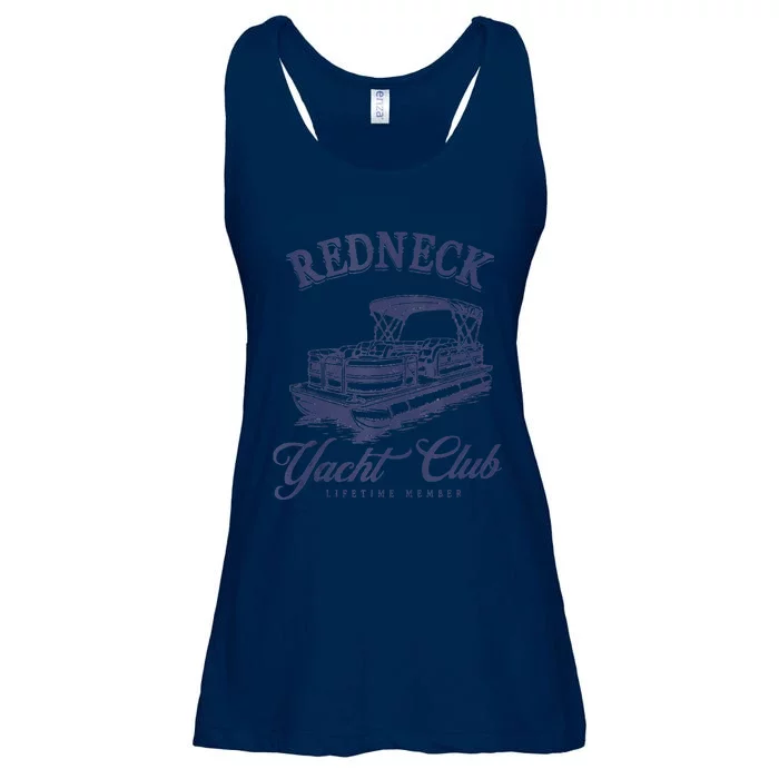 Redneck Yacht Social Club Party In Slow Motion Ladies Essential Flowy Tank