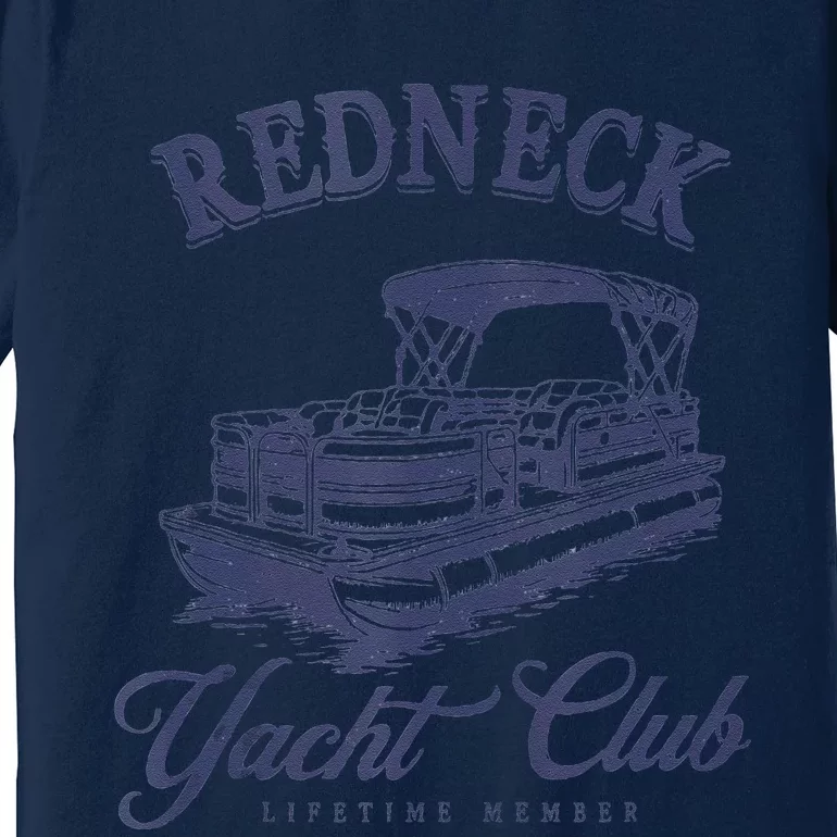 Redneck Yacht Social Club Party In Slow Motion Premium T-Shirt