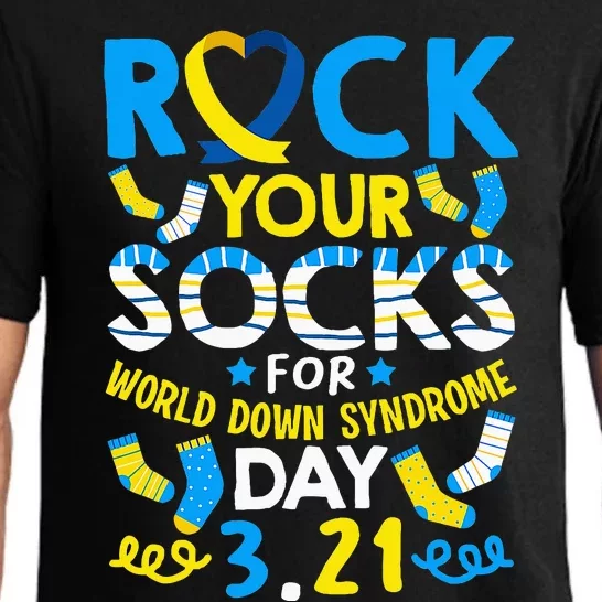 Rock Your Socks Down Syndrome Day Awareness Pajama Set