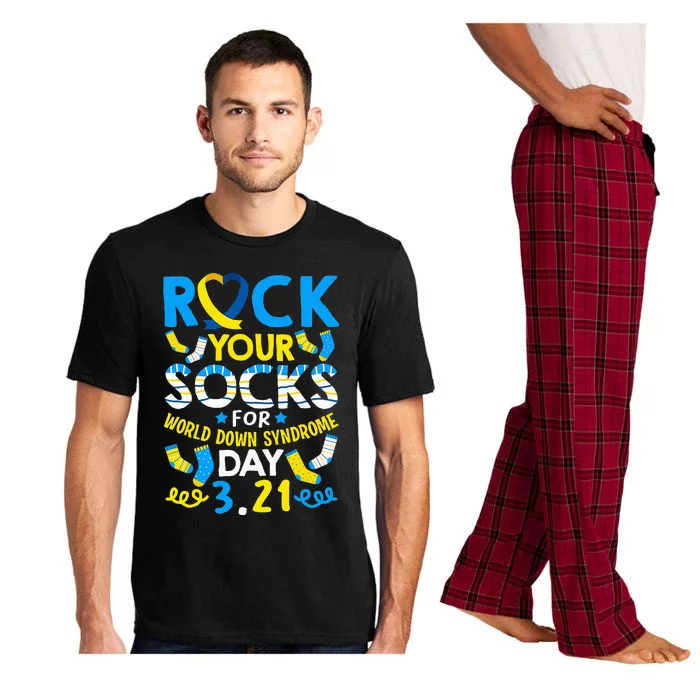 Rock Your Socks Down Syndrome Day Awareness Pajama Set