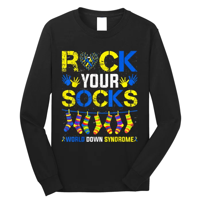 Rock Your Socks World Down Syndrome Long Sleeve Shirt