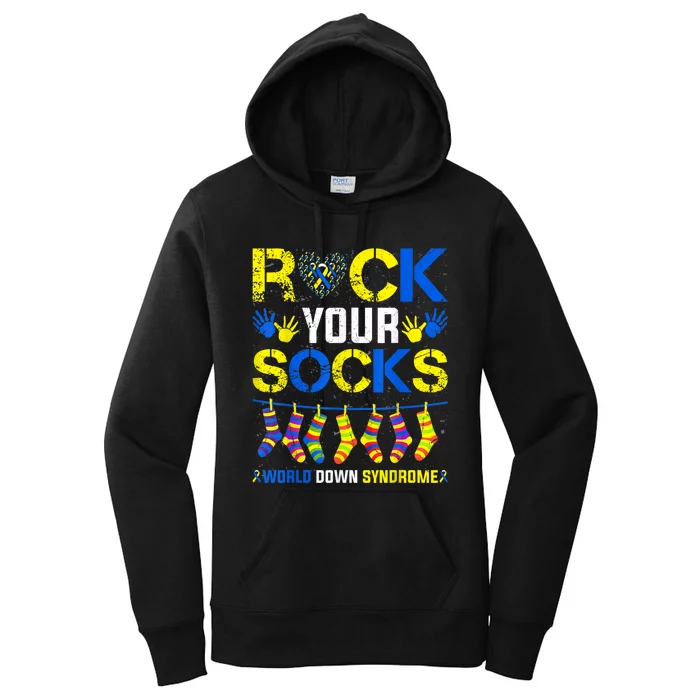 Rock Your Socks World Down Syndrome Women's Pullover Hoodie