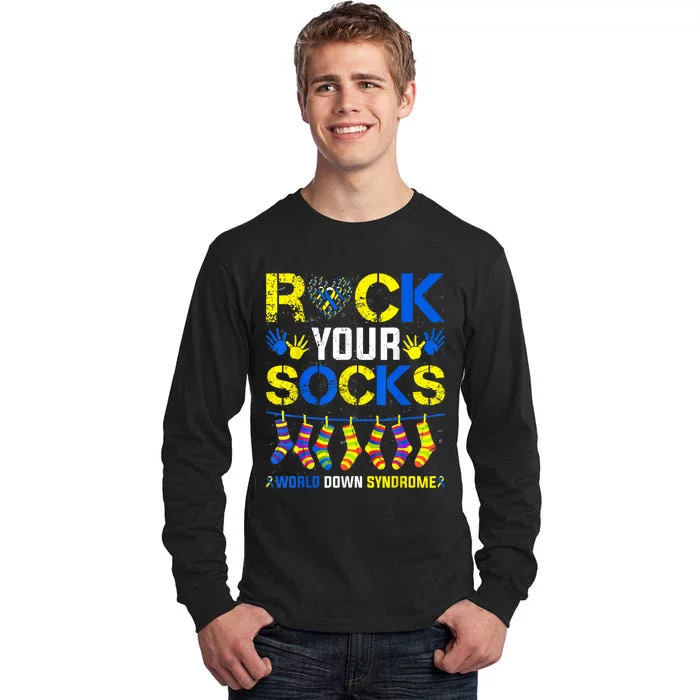 Rock Your Socks World Down Syndrome Tall Long Sleeve T-Shirt