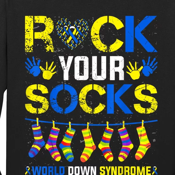 Rock Your Socks World Down Syndrome Tall Long Sleeve T-Shirt