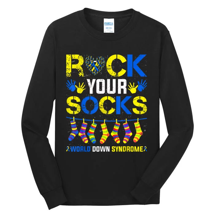 Rock Your Socks World Down Syndrome Tall Long Sleeve T-Shirt