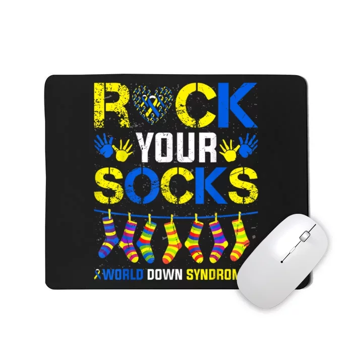 Rock Your Socks World Down Syndrome Mousepad