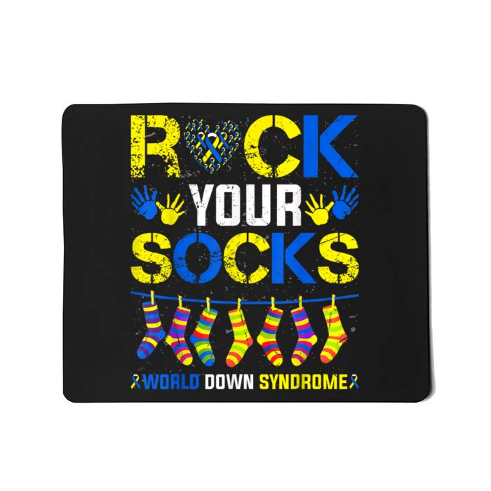 Rock Your Socks World Down Syndrome Mousepad