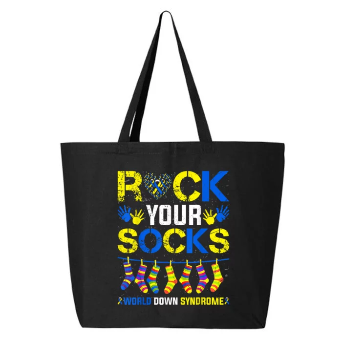 Rock Your Socks World Down Syndrome 25L Jumbo Tote