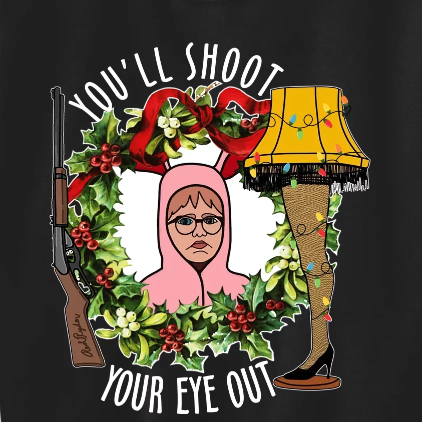 Ralphie Youll Shoot Your Eye Out Christmas Funny Holiday Kids Sweatshirt