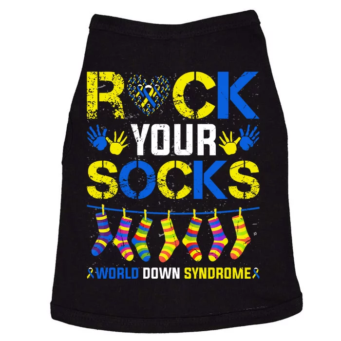 Rock Your Socks Down Syndrome Socks Women Doggie Tank