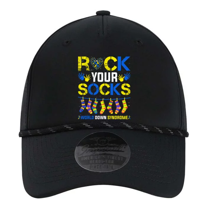 Rock Your Socks Down Syndrome Socks Women Performance The Dyno Cap