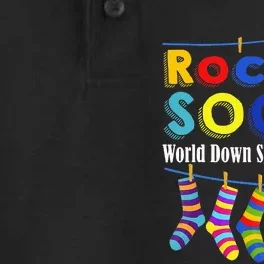 Rock Your Socks Cute 3 21 Trisomy 21 World Down Syndrome Day Dry Zone Grid Performance Polo