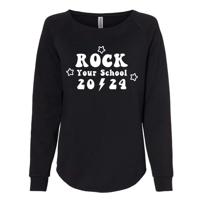 Rock Your School 2024 Womens California Wash Sweatshirt