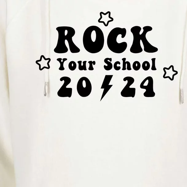 Rock Your School 2024 Womens Funnel Neck Pullover Hood