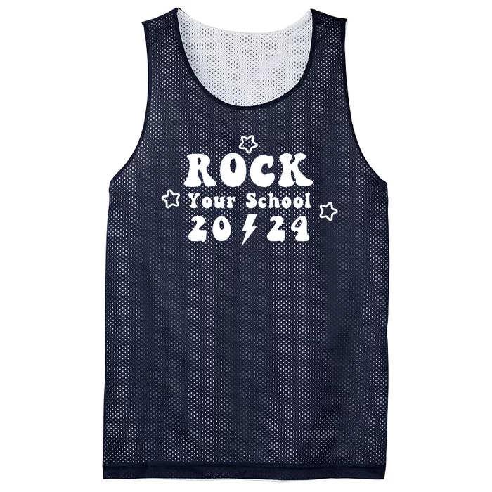 Rock Your School 2024 Mesh Reversible Basketball Jersey Tank