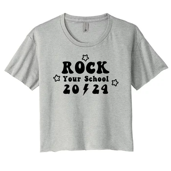 Rock Your School 2024 Women's Crop Top Tee