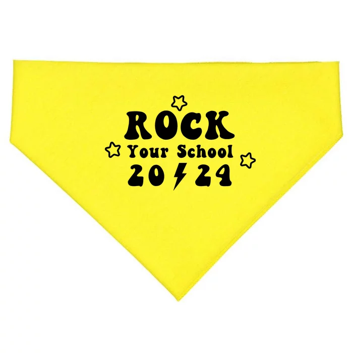 Rock Your School 2024 USA-Made Doggie Bandana