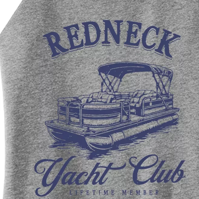 Redneck Yacht Social Club Party In Slow Motion Women’s Perfect Tri Rocker Tank