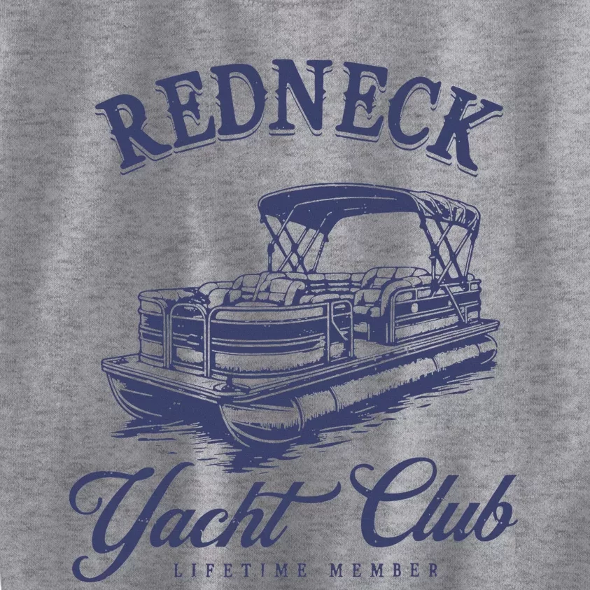 Redneck Yacht Social Club Party In Slow Motion Kids Sweatshirt