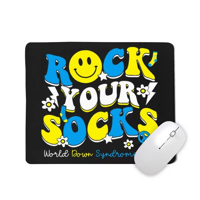 Rock Your Socks World Down Syndrome Awareness Day Mousepad