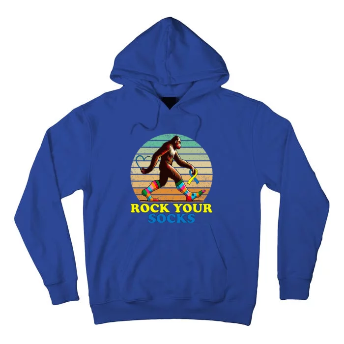 Rock Your Socks Awareness Sasquatch Tall Hoodie