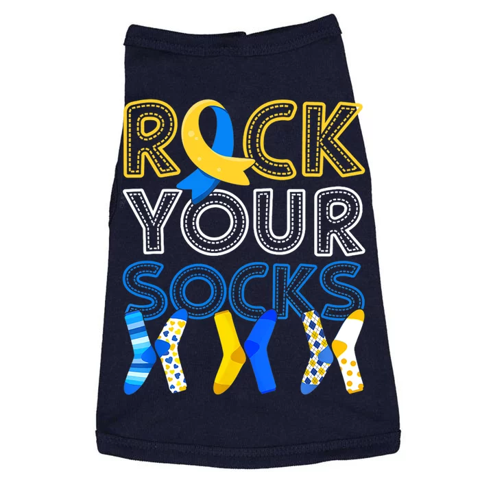 Rock Your Socks Down Syndrome Awareness Doggie Tank