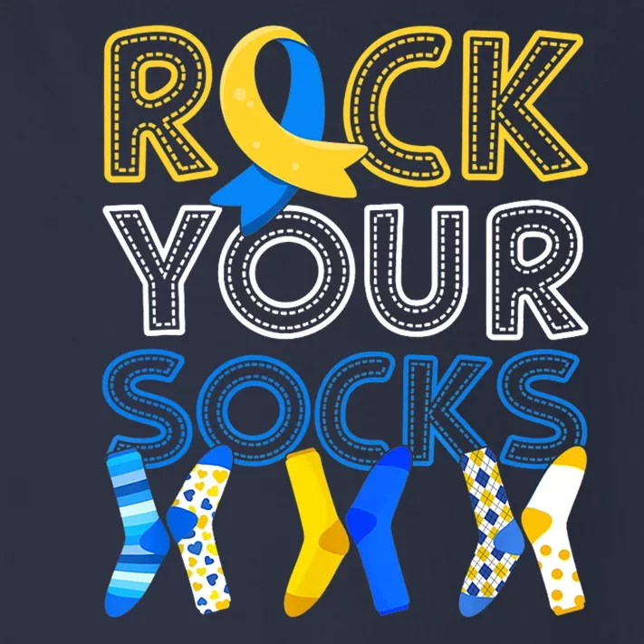 Rock Your Socks Down Syndrome Awareness Toddler Long Sleeve Shirt